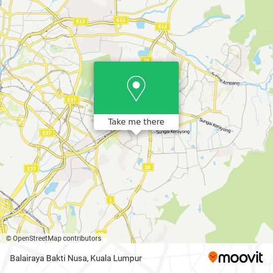 Peta Balairaya Bakti Nusa