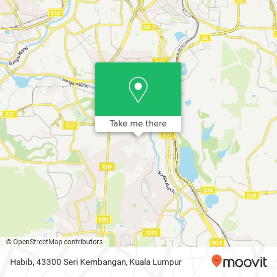 Habib, 43300 Seri Kembangan map