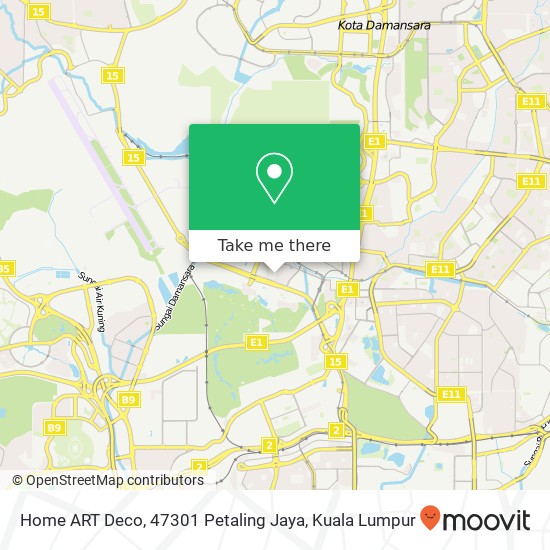 Home ART Deco, 47301 Petaling Jaya map