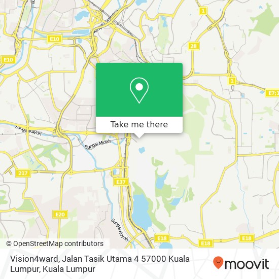 Vision4ward, Jalan Tasik Utama 4 57000 Kuala Lumpur map