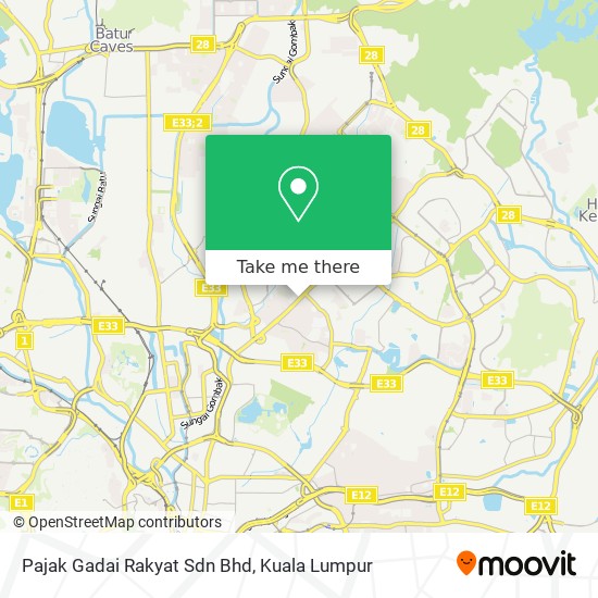 Pajak Gadai Rakyat Sdn Bhd map