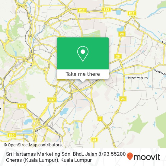 Peta Sri Hartamas Marketing Sdn. Bhd., Jalan 3 / 93 55200 Cheras (Kuala Lumpur)