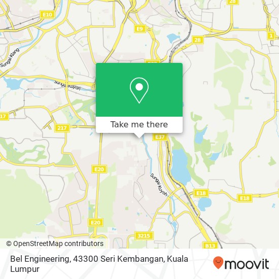 Peta Bel Engineering, 43300 Seri Kembangan