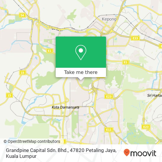 Grandpine Capital Sdn. Bhd., 47820 Petaling Jaya map