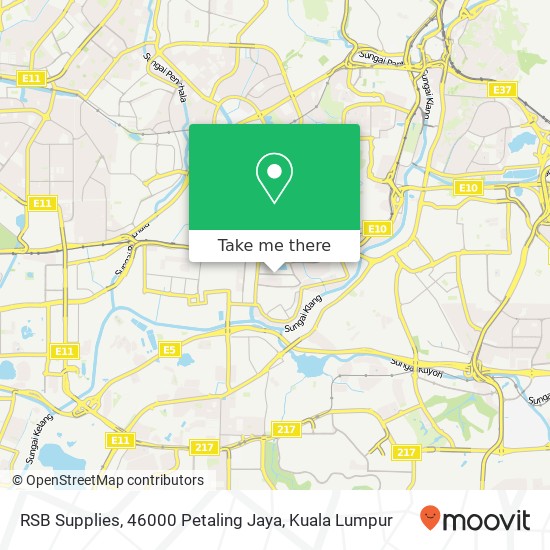 RSB Supplies, 46000 Petaling Jaya map