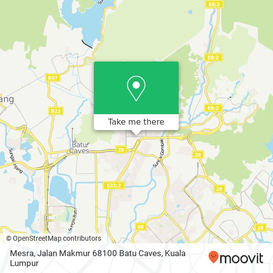 Mesra, Jalan Makmur 68100 Batu Caves map
