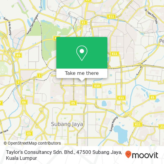 Taylor's Consultancy Sdn. Bhd., 47500 Subang Jaya map