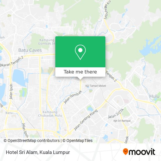 Peta Hotel Sri Alam
