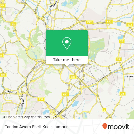 Tandas Awam Shell map