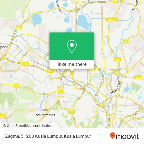 Zagma, 51200 Kuala Lumpur map