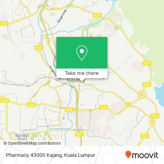 Pharmacy, 43000 Kajang map