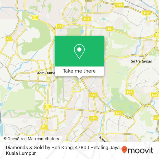 Diamonds & Gold by Poh Kong, 47800 Petaling Jaya map