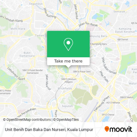 Unit Benih Dan Baka Dan Nurseri map