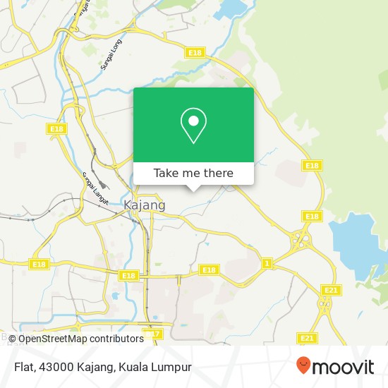 Flat, 43000 Kajang map