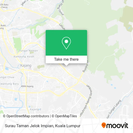 Surau Taman Jelok Impian map