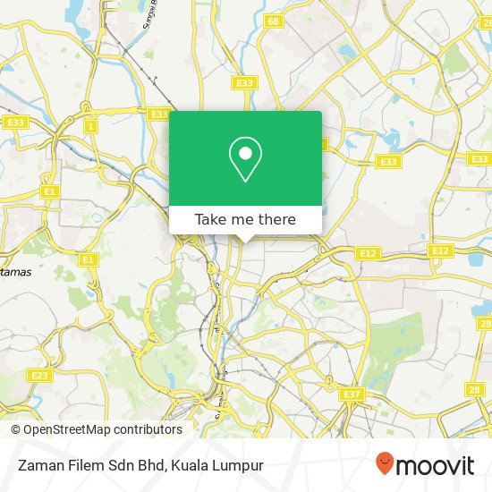 Zaman Filem Sdn Bhd map