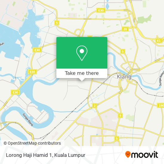 Lorong Haji Hamid 1 map