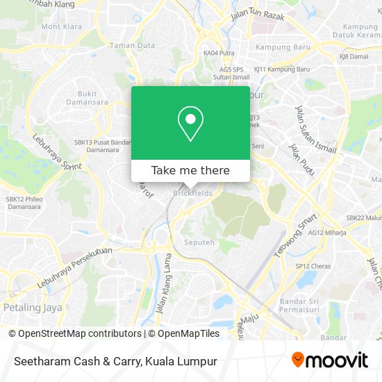Seetharam Cash & Carry map
