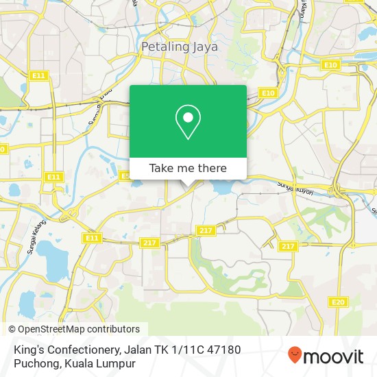 King's Confectionery, Jalan TK 1 / 11C 47180 Puchong map