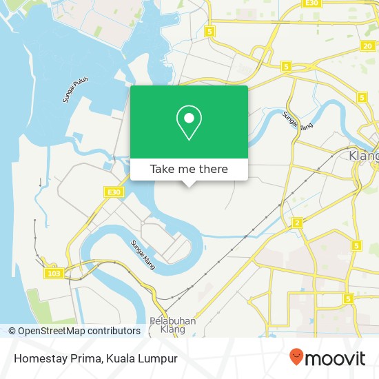 Homestay Prima map