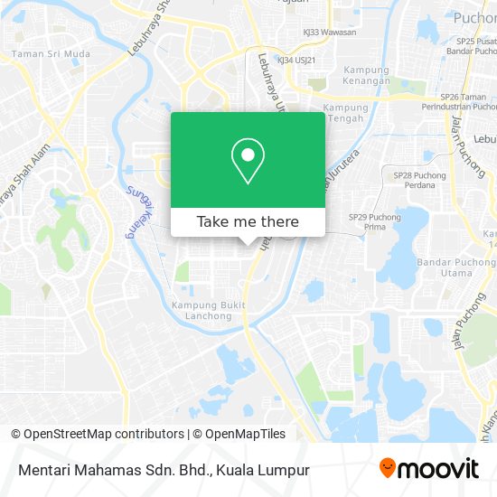 Mentari Mahamas Sdn. Bhd. map