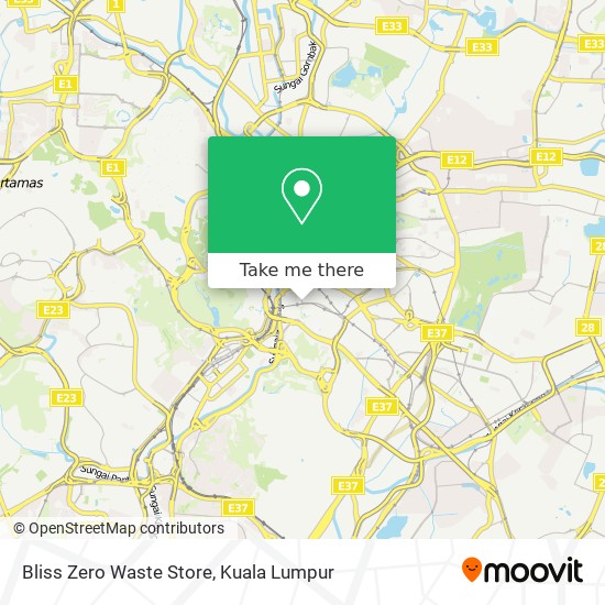 Bliss Zero Waste Store map