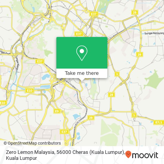 Zero Lemon Malaysia, 56000 Cheras (Kuala Lumpur) map