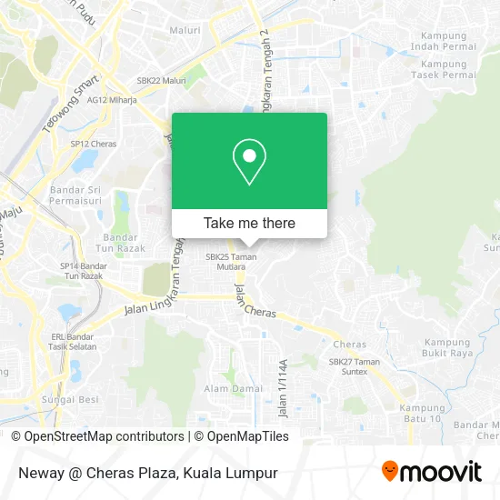 Peta Neway @ Cheras Plaza