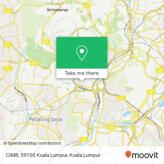 Peta CIMB, 59100 Kuala Lumpur