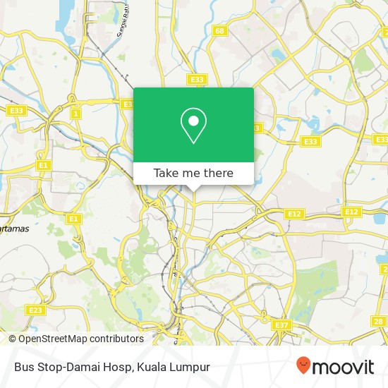 Bus Stop-Damai Hosp map