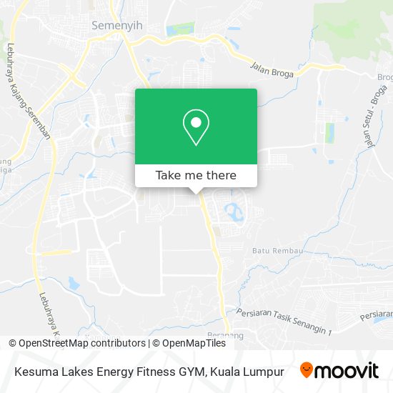 Kesuma Lakes Energy Fitness GYM map