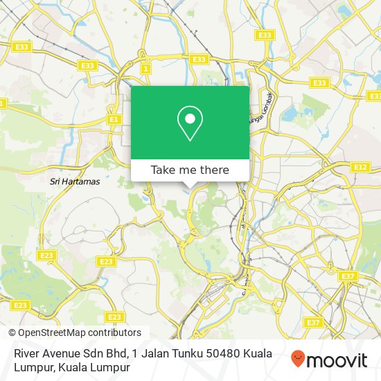 Peta River Avenue Sdn Bhd, 1 Jalan Tunku 50480 Kuala Lumpur
