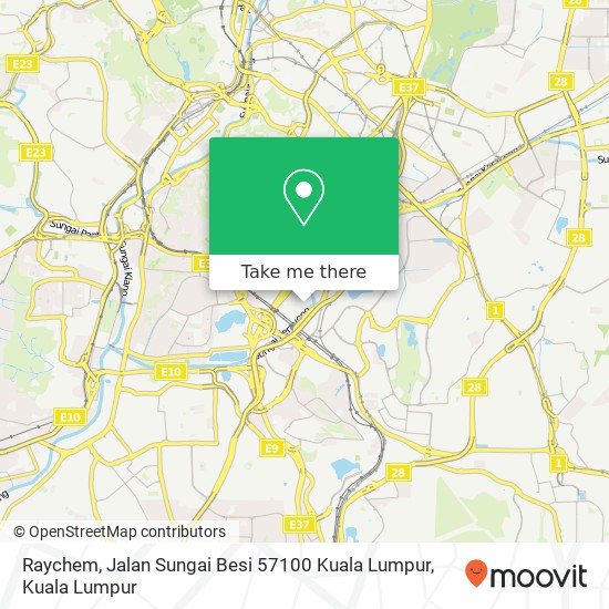 Raychem, Jalan Sungai Besi 57100 Kuala Lumpur map