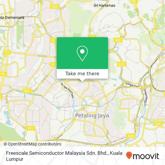Freescale Semiconductor Malaysia Sdn. Bhd. map
