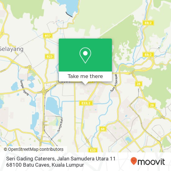 Seri Gading Caterers, Jalan Samudera Utara 11 68100 Batu Caves map