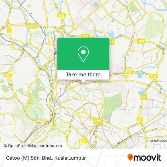 Cetoo (M) Sdn. Bhd. map