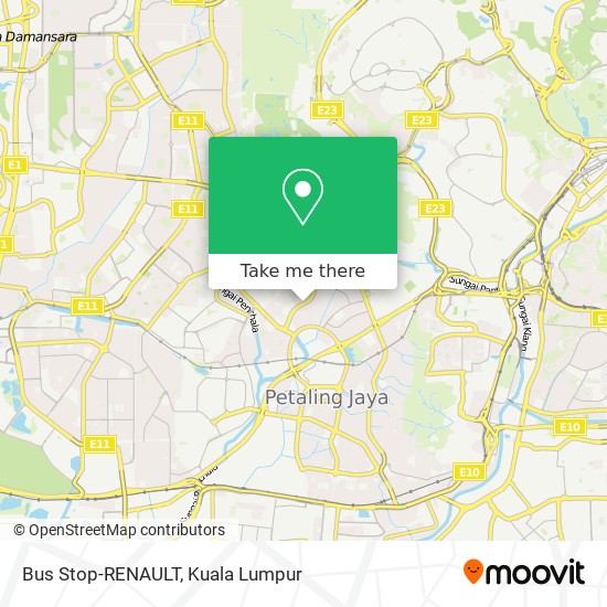 Bus Stop-RENAULT map