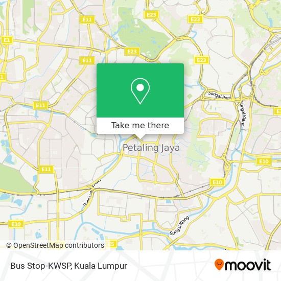 Bus Stop-KWSP map