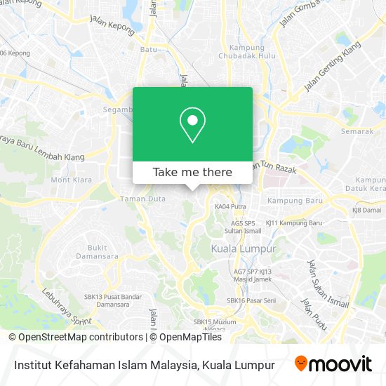 Institut Kefahaman Islam Malaysia map