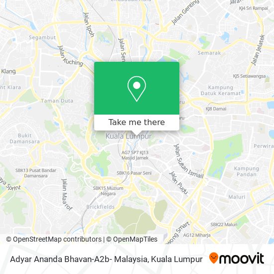 Adyar Ananda Bhavan-A2b- Malaysia map