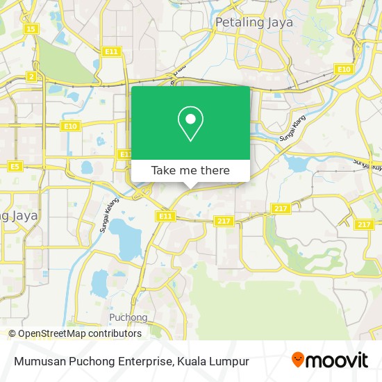 Mumusan Puchong Enterprise map