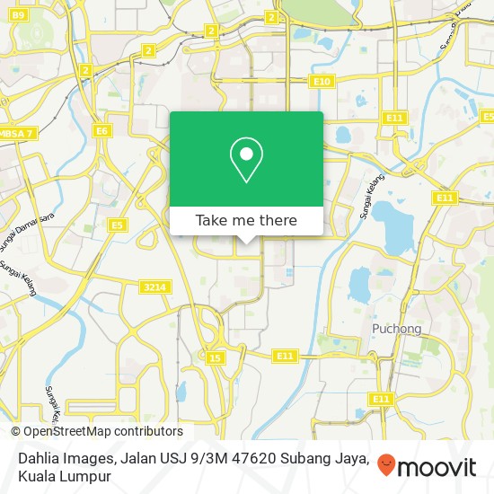 Dahlia Images, Jalan USJ 9 / 3M 47620 Subang Jaya map