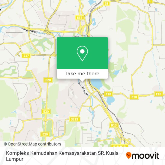 Kompleks Kemudahan Kemasyarakatan SR map