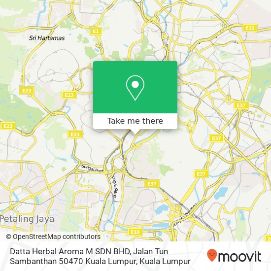 Datta Herbal Aroma M SDN BHD, Jalan Tun Sambanthan 50470 Kuala Lumpur map