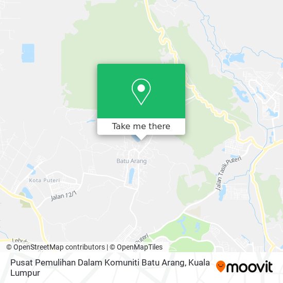 Pusat Pemulihan Dalam Komuniti Batu Arang map