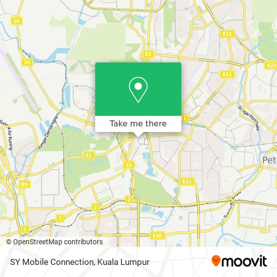 SY Mobile Connection map