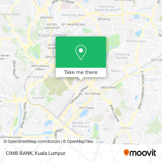 CIMB BANK map