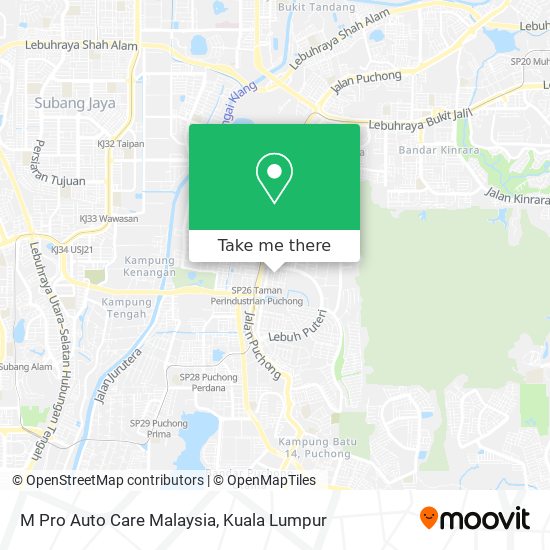 M Pro Auto Care Malaysia map