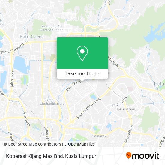 Peta Koperasi Kijang Mas Bhd