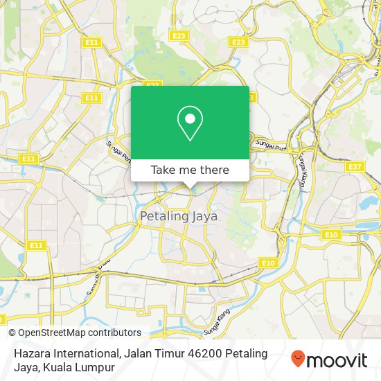 Peta Hazara International, Jalan Timur 46200 Petaling Jaya